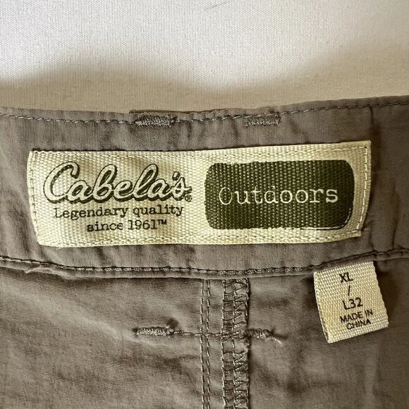 Cabela's Men XL Guidewear Convertible‎ 100% Nylon Pants Hiking Fishing Outdoor - Picture 7 of 10